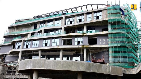 Progres Kantor Kemenko IKN yang Bakal Jadi Hotel buat Petugas Upacara HUT RI