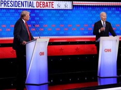 Debat Capres AS Dimulai, Biden dan Trump Tak Jabat Tangan