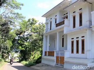 Melihat Lebih Dekat Vila Tempat Percetakan Uang Palsu Rp22 M di Sukabumi