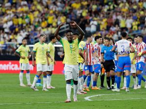 Paraguay Vs Brasil: Brace Vinicius Bawa Tim Samba Menang 4-1