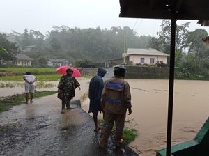 Banjir hingga Longsor Landa Lengkong Kabupaten Sukabumi