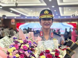 Polwan Ahli Forensik Dokter Hastry Naik Pangkat Jadi Brigadir Jenderal