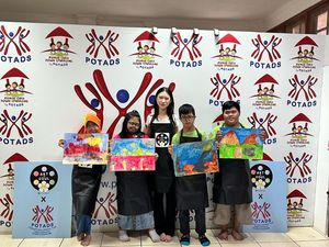 Cerita Audrina Surjaputri Bantu Anak Down Syndrome dengan Melukis Cerita Audrina Surjaputri Bantu Anak Down Syndrome dengan Melukis