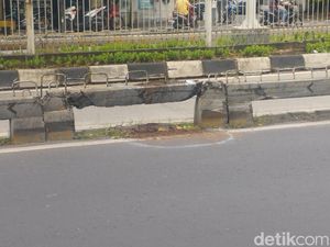 Ini Lokasi Pemotor Tewas Tertancap Besi Separator Busway di Jakbar