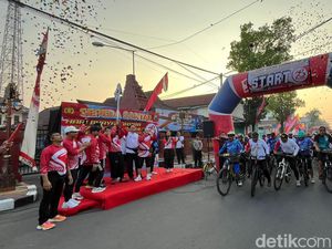 Polres Mojokerto Kota Gelar Sepeda Santai Peringati Hari Bhayangkara ke-78 Polres Mojokerto Kota Gelar Sepeda Santai Peringati Hari Bhayangkara ke-78