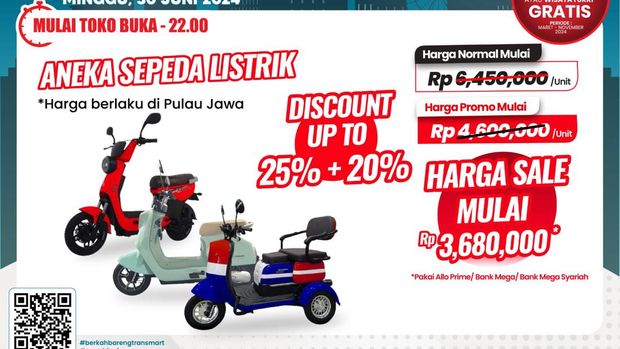 30 Juni transfer diskon sehari penuh