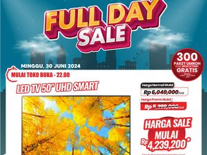 TV LED 65 Inch Diskon Sampai Rp 3 Jutaan di Transmart Full Day Sale!