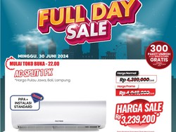 Kapan Lagi Beli AC Diskon Rp 1 Juta Lebih, Cuma di Transmart Full Day Sale!