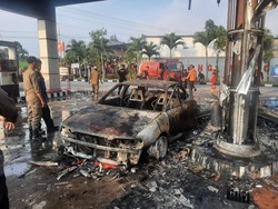 Operasional SPBU Matesih Dihentikan Sementara Usai Kebakaran