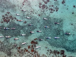 Nelayan Cumi-cumi Libur Melaut karena Angin Timuran Karimunjawa