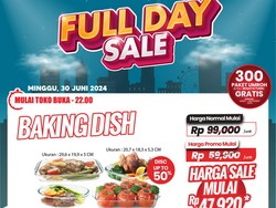 Harga Spesial! Beli Baking Dish di Transmart Full Day Sale Cuma Rp 47 Ribuan