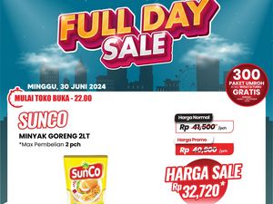Belanja Bulanan Makin Hemat di Transmart Full Day Sale, Cek Daftarnya