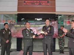 Saat Dandim Lamongan Beri Kejutan di HUT ke-78 Bhayangkara