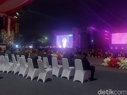 Momen Panglima TNI dan Kapolri Nobar Kolosal Budaya Hari Bhayangkara Ke-78