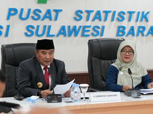 BPS Sebut Inflasi di Sulbar Jauh di Bawah Standar Nasional