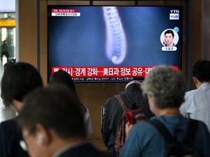 Korea Utara Tembakkan 2 Rudal Balistik Usai Korsel-AS-Jepang Latihan Militer