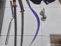 Bawa Pedang-Molotov buat Tawuran, 5 Pemuda Ditangkap di Bantul