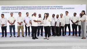 Perindo Serahkan Rekomendasi Dukungan ke 37 Cakada dan Cawakada