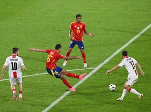 Spanyol Vs Georgia: Gol Rodri Sebelum Turun Minum Mudahkan Tim Matador Spanyol Vs Georgia: Gol Rodri Sebelum Turun Minum Mudahkan Tim Matador