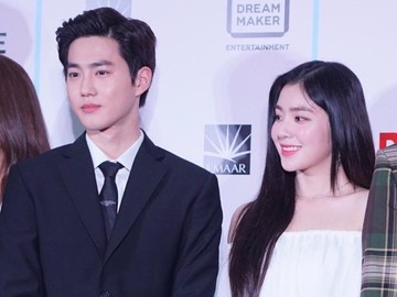 Suho EXO &amp; Irene Red Velvet Terciduk Nonton Konser aespa, Picu Rumor Pacaran