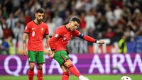 Messi perlebar jarak dengan gol free kick Cristiano Ronaldo yang punya 64 gol free kick (ANP via Getty Images/ANP)