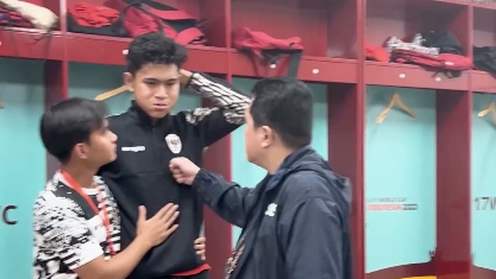 Erick Thohir Bakar Semangat Timnas Indonesia U-16
