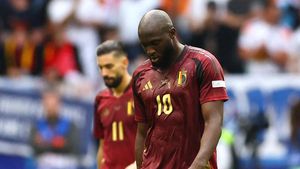 Gagal Cetak Gol Selama Turnamen, Lukaku Tertunduk Lesu