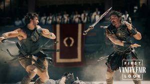 Cuplikan Perdana Gladiator II, Duel Paul Mescal vs Pedro Pascal