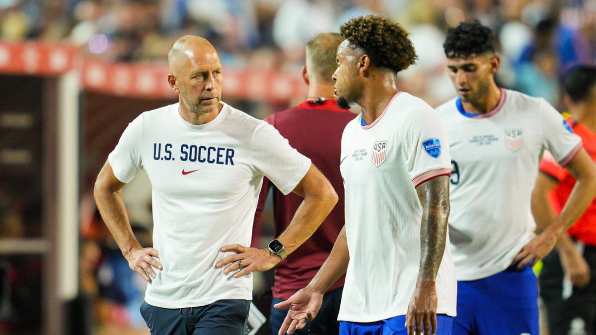 Pelatih Timnas AS Gregg Berhalter dalam tekanan usai kegagalan di Copa America 2024 (USA TODAY Sports via Reuters Con/Jay Biggerstaff)