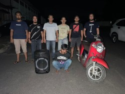 Jambret di Pangkalpinang Diringkus Usai Curi Speaker Pedagang Angkringan
