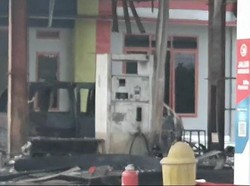 Ngerinya Kebakaran SPBU Dukuhseti Pati Berujung 1 Orang Tewas