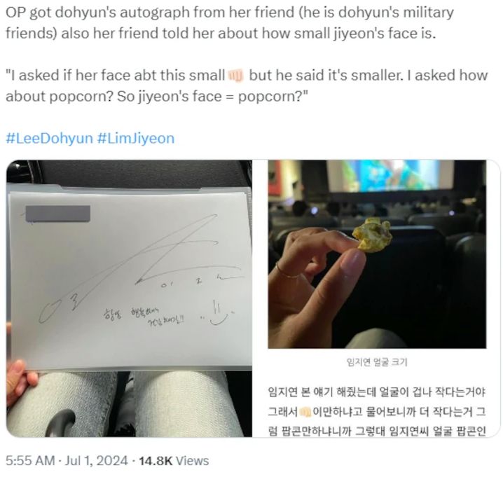 Unggahan soal Lee Do Hyun dan Lim Ji Yeon