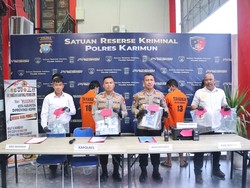 Gunakan Uang Palsu di Tempat Hiburan Malam, 2 Warga Karimun Ditangkap