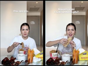 Raisa Cicip Jajanan di PRJ 2024, Bingung Cara Makan Kerak Telor Raisa Cicip Jajanan di PRJ 2024, Bingung Cara Makan Kerak Telor