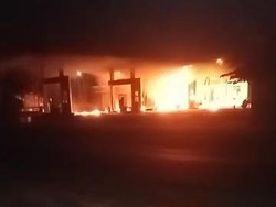 SPBU di Pati Ludes Terbakar, Saksi Sempat Dengar Ledakan