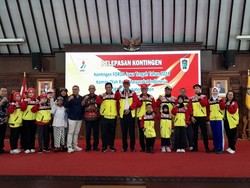 Wabup Klaten Lepas 152 Kontingen Kormi untuk Berlaga di Forda Jateng 2024