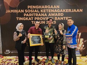 Komitmen Lindungi Karyawan, Alfamart Diganjar Penghargaan Paritrana Award Komitmen Lindungi Karyawan, Alfamart Diganjar Penghargaan Paritrana Award