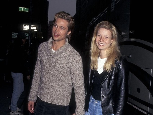 Brad Pitt dan Gwyneth Paltrow/Foto: Getty Images via Detikcom