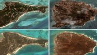 Foto Satelit Sebelum dan Sesudah Wilayah Karibia Dihantam Badai Beryl