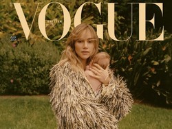 Suki Waterhouse Mejeng di Cover Vogue, Pose Gendong Anak Robert Pattinson