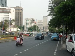 Jalan Medan Merdeka Barat Dibuka Kembali Usai Demo Buruh, Lalin Lancar