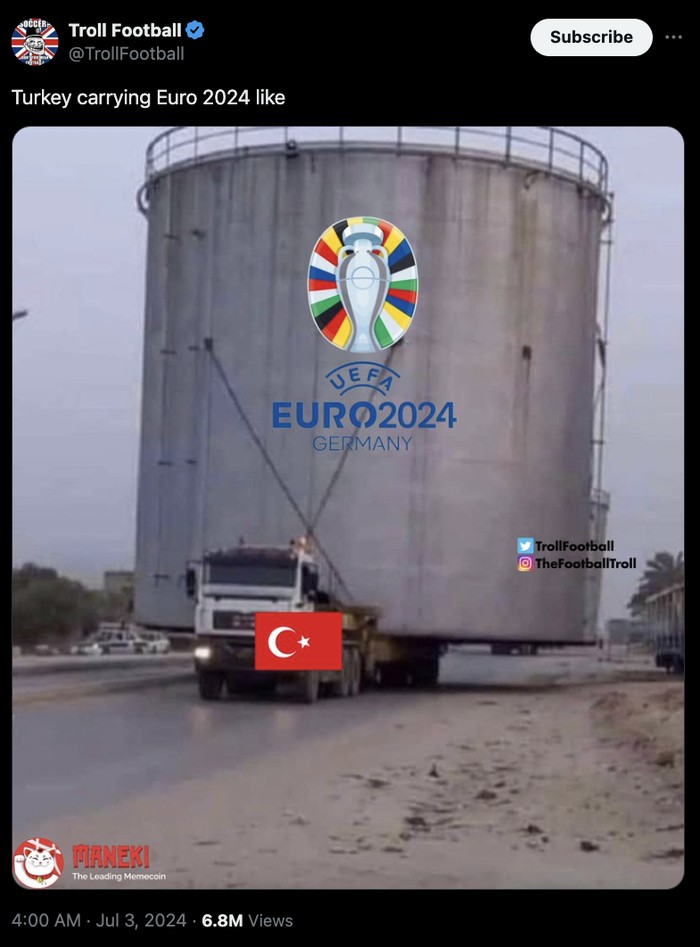 Meme Turki Euro 2024