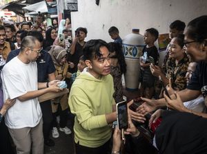 Potret Gibran Blusukan di Jakarta, Ditemani Raffi Ahmad
