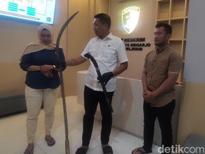 2 Remaja Diduga Gangster Bawa Sajam di Sidoarjo Jadi Tersangka