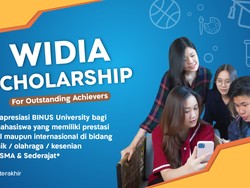 Pendaftaran Widia Scholarship 2024 Dibuka, Bisa Kuliah di Binus University Gratis Sampai Lulus