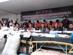 Bea Cukai-Polri Bongkar Lab Narkoba Terbesar dan Tercanggih Se-Indonesia