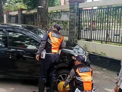 Lagi, Dishub Palembang Tertibkan Parkir Liar di Area Kantor Gubernur Sumsel
