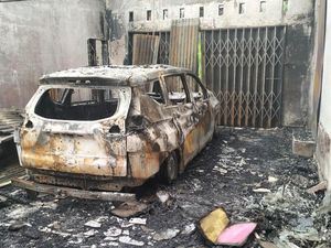 Mobil-Ruko di Sergai Ludes Terbakar gegara Korsleting, Kerugian Rp 400 Juta