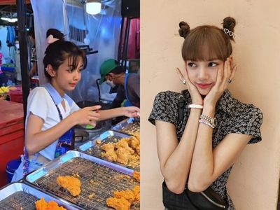 Viral Penjual Ayam Goreng Mirip Lisa BLACKPINK, Ini Potretnya