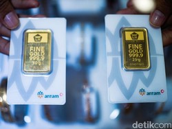 Harga Emas Antam Makin Mahal, Hari Ini Naik Rp 12 Ribu per Gram